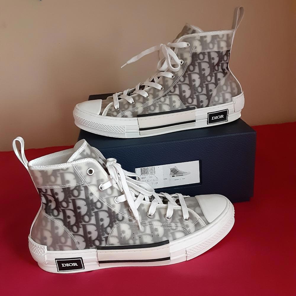 Men's Dior B23 Oblique Hightop EU 43 Size 10 US